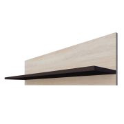 Hängeregal / Wandregal Aitape 03, Farbe: Sonoma Eiche dunkel / Sonoma Eiche hell - Abmessungen: 30 x 120 x 23 cm (H x B x T)