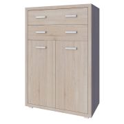 Kommode Kerowagi 06, Farbe: Sonoma Eiche - Abmessungen: 125 x 85 x 41 cm (H x B x T)