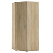 Drehtürenschrank / Eckkleiderschrank Ciomas 07, Farbe: Sonoma Eiche - Abmessungen: 190 x 85 x 85 cm (H x B x T)