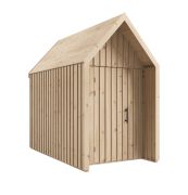Gartenhütte | Naturbelassen | Grundfläche: 4,50 m² | Skandinavischer Style | Außenmaße: 162,4 x 207,7 cm | Satteldach | Malmö 25 | Fichtenholz