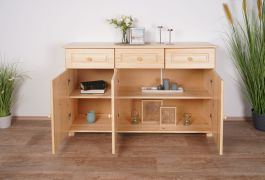 Kommode Massivholz 009 - 100 x 150 x 45 cm (H x B x T)