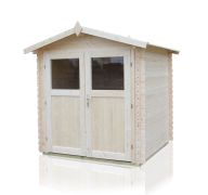 Steiner Shopping Gartenhaus Sommerruhe 5 -  2,90 x 2,90 Meter aus 19 mm Blockbohlen