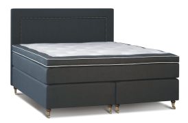 Boxspringbett SERAM, Box: Bonellfederkern, Matratze: 7 Zonen - Taschenfederkern, Topper: Schaumstoff - Abmessung: 210 x 200 cm