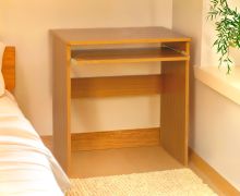Schreibtisch Banjaran 09, Farbe: Erle - Abmessungen: 76 x 70 x 50 cm (H x B x T)