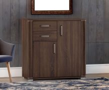 Kommode Aitape 15, Farbe: Sonoma Eiche dunkel - Abmessungen: 92 x 90 x 40 cm (H x B x T)