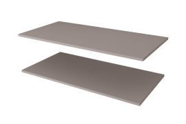 Holzeinlegeboden für Kleiderschrank Karim & Marieta | 2er Set | Farbe: Kaschmir | für Schränke mit der Breite: 80 cm