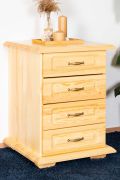 Kommode Kiefer massiv Vollholz natur Pipilo 25 - Abmessung 73 x 53 x 54 cm (H x B x T)