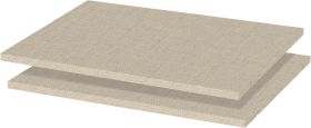 Fachboden für Schränke der Serie Vaitele, 2er Set - Abmessungen: 72 x 32 cm (B x T)