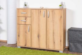 Kommode Camprodon 12, Farbe: Eiche Artisan - Abmessungen: 95 x 113 x 37 cm (H x B x T)