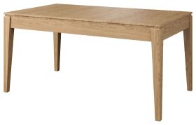 Ausziehbarer Esstisch aus Eiche Massivholz Gorica 22, in Eiche Gold, 160-240 x 90 cm, langlebig und robust, hochwertig verarbeitet, sehr stabil
