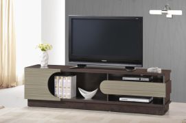 TV-Unterschrank Modesto, Farbe: Mokka / Melange - Abmessungen: 50 x 180 x 42 cm (H x B x T)