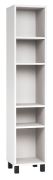 Regal Pantanoso 22, Farbe: Weiß - Abmessungen: 195 x 39 x 38 cm (H x B x T)