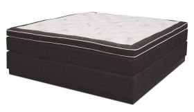 Boxspringbett GUAM, Box: Bonell - Federkern, Matratze: Taschen - Federkern, Top Matress: Memoryschaum - Abmessung: 160 x 200 cm