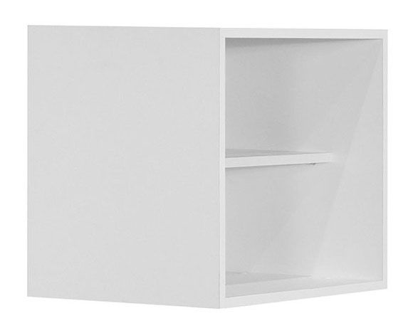 Kinderzimmer - Hängeregal / Wandregal Koa 16, Farbe: Weiß - Abmessungen: 50 x 60 x 42 cm (H x B x T)