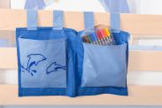 Motiv - Stofftasche - Farbe: Delphin