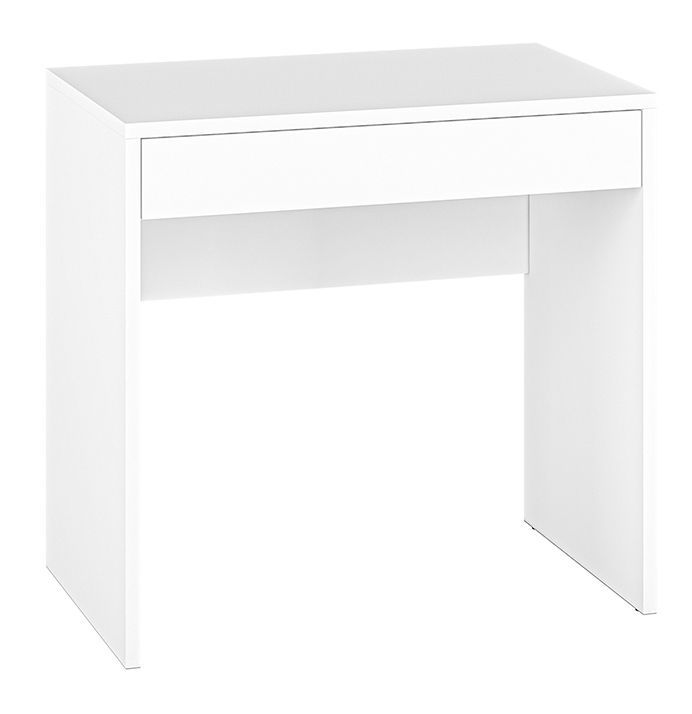 Schreibtisch Tornved 01, Farbe: Weiß - Abmessungen: 79 x 83 x 51 cm (H x B x T)