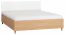 Doppelbett Arbolita 23 inkl. Lattenrost, Farbe: Eiche / Weiß - Liegefläche: 160 x 200 cm (B x L)