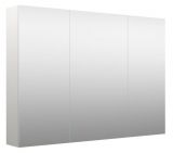 Badezimmer - Spiegelschrank Purina 05, Farbe: Weiß matt – 70 x 100 x 14 cm (H x B x T)
