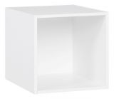 Aufbewahrungsbox groß Minnea, Farbe: Weiß - Abmessungen: 32 x 32 x 41 cm (H x B x T)