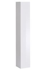 Hängeschrank Fardalen 01, Farbe: Weiß - Abmessungen: 180 x 30 x 30 cm (H x B x T), mit vier Fächern