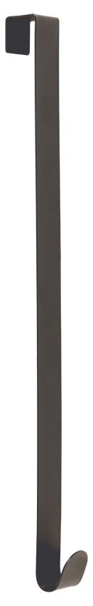 Kleiderhaken lang für Möbel der Serie Marincho, Farbe : Schwarz - Abmessungen: 34 x 3 x 3 cm (H x B x T)