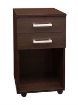 Rollcontainer Rosario 02, Farbe: Wenge - 70 x 40 x 40 cm (H x B x T)