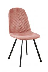 Stuhl Maridi 246, Farbe: Rosa - Abmessungen: 89 x 45 x 55 cm (H x B x T)