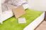 Etagenbett für Erwachsene "Easy Premium Line" K21/h inkl. Liegeplatz und 2 Abdeckblenden, Kopf- und Fußteil gerundet, Buche Vollholz massiv Weiß - Liegefläche: 90 x 200 cm, teilbar