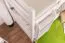 Etagenbett für Erwachsene "Easy Premium Line" K21/h inkl. Liegeplatz und 2 Abdeckblenden, Kopf- und Fußteil gerundet, Buche Vollholz massiv Weiß - Liegefläche: 90 x 200 cm, teilbar