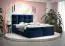 Doppelbett im eleganten Design Pirin 60, Farbe: Blau - Liegefläche: 180 x 200 cm (B x L), mit Stauraum