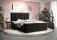 Doppelbett mit eleganten Design Pirin 81, Farbe: Schwarz - Liegefläche: 160 x 200 cm (B x L)