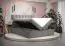 Schlichtes Einzelbett mit zwei großen Stauräumen Pirin 04, Farbe: Grau - Liegefläche: 140 x 200 cm (B x L)