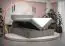 Boxspringbett im außergewöhnlichen Design Pirin 68, Farbe: Grau - Liegefläche: 160 x 200 cm (B x L)