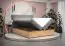 Elegantes Doppelbett mit Stauraum Pilio 71, Farbe: Beige / Eiche Golden Craft - Liegefläche: 180 x 200 cm (B x L)