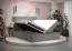 Boxspringbett im außergewöhnlichen Design Pirin 64, Farbe: Grau - Liegefläche: 140 x 200 cm (B x L)
