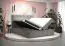 Doppelbett mit eleganten Design Pirin 81, Farbe: Schwarz - Liegefläche: 160 x 200 cm (B x L)