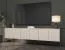 TV-Unterschrank | Kaschmir | Push-to-open Funktion | 6 Türen | 12 Fächer | 210 x 40 x 40 cm | kann hängend oder stehend aufgebaut werden | TV-Board