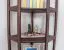 Regal / Eckregal Kiefer massiv Vollholz Nussfarben 006 - Abmessung 163 x 74 x 60 cm (H x B x T)