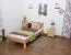 Jugendbett Wooden Nature 01 Kernbuche massiv geölt  - Liegefläche 90 x 200 cm (B x L) 