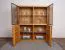 Vitrine Jussara 02, Farbe: Natur, Eiche teilmassiv - 150 x 124 x 42 cm (H x B x T)