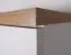 Schreibtisch Panduros 12, Farbe: Kiefer Weiß / Eiche Braun - Abmessungen: 79 x 140 x 52 cm (H x B x T)