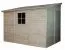 Anlehn-Gartenhaus inkl. Seitenwand - 3,18 x 2,16 Meter - unbehandelt - Pultdach Abbildung