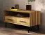 TV-Unterschrank Kumeu 08 Wildeiche massiv geölt - Abmessungen: 50 x 90 x 45 cm (H x B x T)