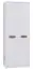 Kleiderschrank mit viel Stauraum Fafe 21, Farbe: Eiche Riviera / Weiß - Abmessungen: 195 x 75 x 54 cm (H x B x T), mit einer Kleiderstange und 2 Fächern