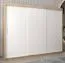 Schiebetürenschrank / Kleiderschrank Bisaurin 6A, Farbe: Eiche Sonoma / Weiß matt - Abmessungen: 200 x 250 x 62 cm ( H x B x T)