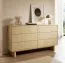 Kommode | Farbe: Eiche geölt | 6 Schubladen | Push-to-open Funktion | Vollauszug Schubladen | 153 x 38 x 83 cm | Sideboard | für Wohnzimmer