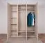 Schlafzimmer Komplett - Set A Fricourt, 6-teilig, Beige / Eiche hell, angenehmes Design, harmonische Farben, einfache und rasche Montage