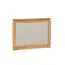 Spiegel Tasman 26 Wildeiche massiv geölt - Abmessungen: 80 x 80 x 2 cm (H x B x T)