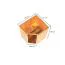 Sauna "Geysa" SET - Farbe: Natur, Ofen BIO 9 kW - 170 x 151 x 198 cm (B x T x H)