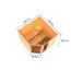 Sauna "Gunvald" SET mit bronzierter Tür - Farbe: Natur, Ofen 9 kW - 196 x 196 x 187 cm (B x T x H)